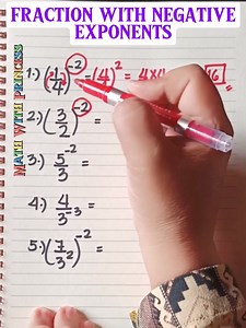 50K views · 491 reactions | Fraction With Negative Exponents #math #mathematics #mathreview #mathwithprincess #mathlessons #mathviral #mathtricks #mathshortcuts | Math with Princess | Facebook