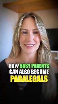 How to Become a Paralegal with a Job AND Kids