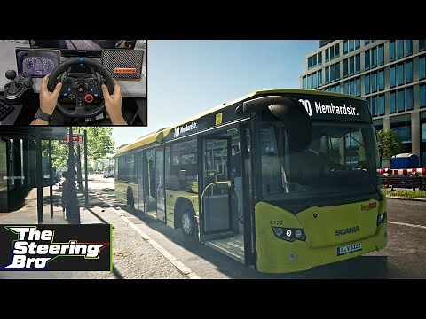First Time Driving a Bus - Realistic Bus Simulator | G29 Steering Wheel & Gear Shifter Gameplay