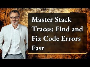 Master Stack Traces: Find and Fix Code Errors Fast