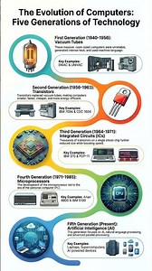 Evolution of Computers | Generation of Computers #computer #computerknowledge