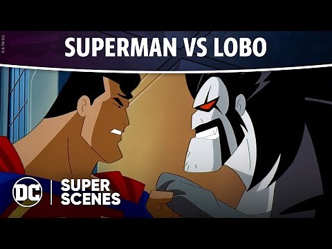 Superman: The Animated Series - Vs. Lobo | Super Scenes | DC