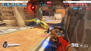 Mercy's sit emote able to clip through bricks contesting the robot while staying hidden.