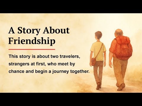 A Story About Friendship | English Listening Practice for Beginners