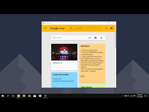 Installing Google Keep Desktop Version