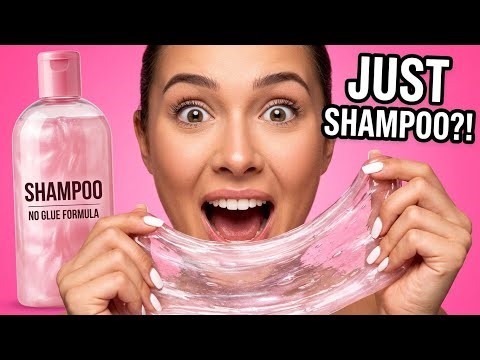 SHAMPOO SLIME!! 🫧🤨 HOW TO MAKE NO GLUE Shampoo Slime THAT ACTUALLY WORKS!!