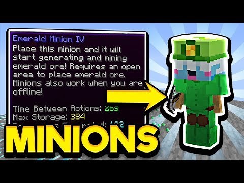 Minions Explained & Tips - Hypixel Skyblock