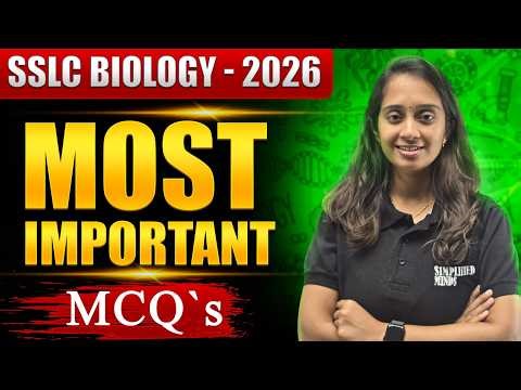 SSLC Class 10 Science - Biology MCQ🔥| Complete Biology Revision Board Exam | SimplifiedMinds