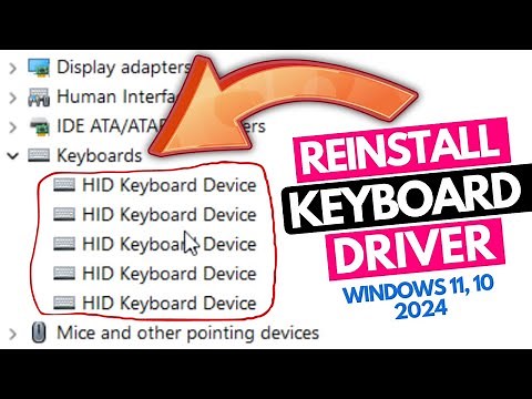 ✅How to Reinstall Keyboard Driver in Windows 11, 10 (2024)🖥️Easy Way