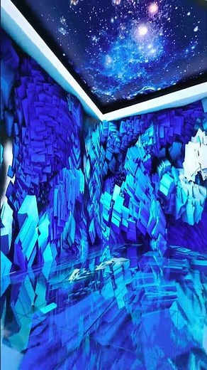 Immersive LED display holographic projection of the magical experience