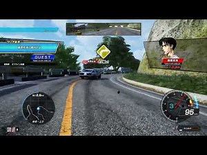 Initial D The arcade PC EMU Test Playthrough