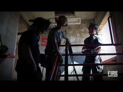 Fire Hose Management Through Stairwells | Firefighter Training