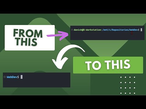Hide full path/show current directory in VS Code terminal (Remote Window WSL)