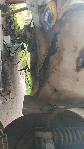 How to fix rust holes on a car #2 #rustrepair #fixauto