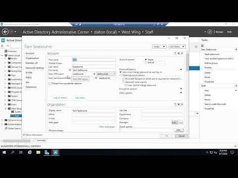The Active Directory Administrative Center