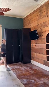 Goodbye popcorn ceiling, hello beadboard planks 🪵 #makeover #popcornceiling #homerenovation | Renee Renovates