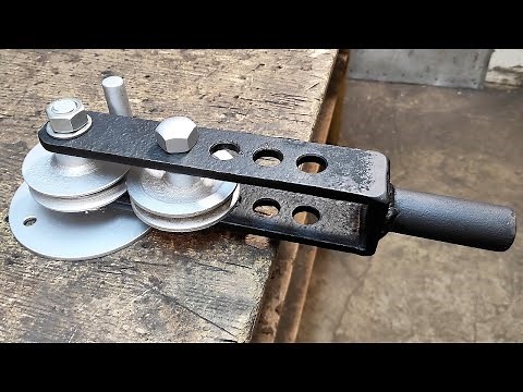 MINI PIPE BENDER WITH YOUR HANDS!! MACHINE FOR BENDING METAL!!