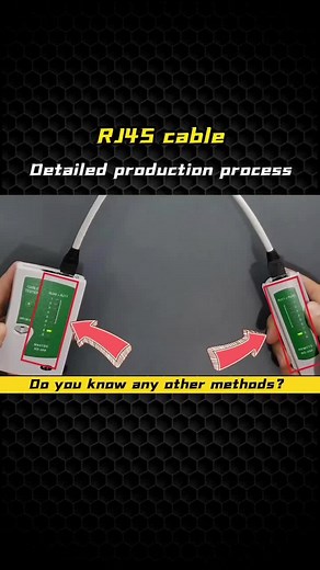 Detailed Production Process of RJ45 Cable in a Server Room