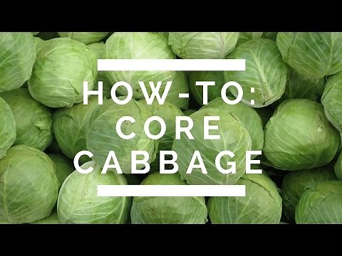 How-To: Core Cabbage