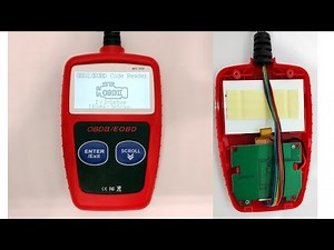 Leitor de códigos OBDII MS309 - Unboxing, testes e desmontado