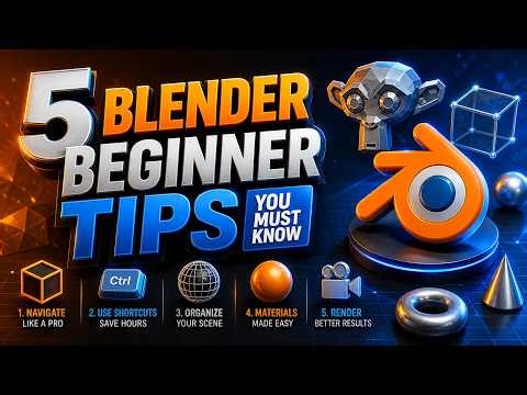 Blender Tips That Make Modeling EASY #blendertips #3dmodeling #blenderbeginner