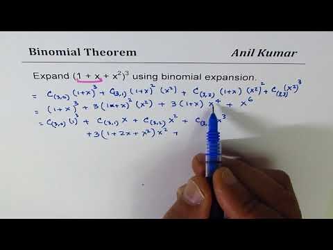 Pre-Calculus Expand Trinomial using Binomial Theorem