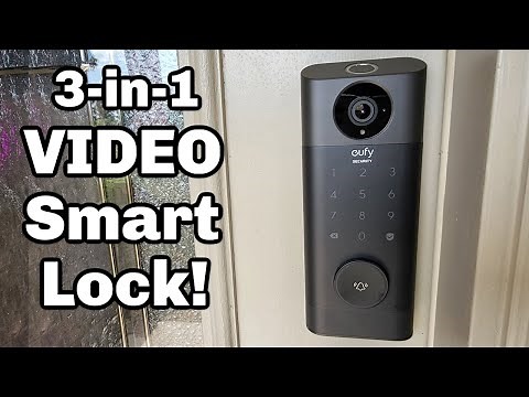 The Eufy Video Smart Lock is A 2K Camera, Doorbell, and Smart Lock In One!