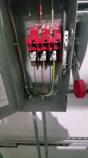 how to wire 480 volt disconnect