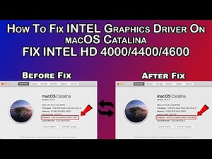 How To Fix Intel Graphics Driver in macOS Hackintosh | How To Install Graphics Driver In macOS