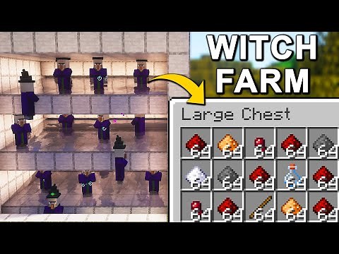 The BEST Witch Farm in Minecraft 1.21+ (Tutorial)