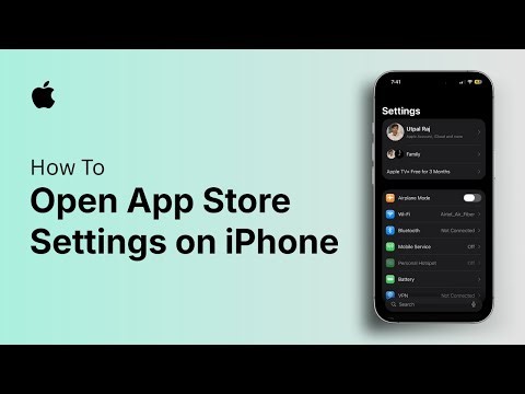 How to Open App Store Settings on iPhone