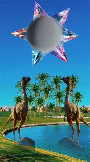 Mysterious Planet Appears Above Dinosaurs 🌍🦖 | Unreal Sci-Fi Scene