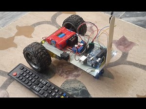 How to make a RC Car with Arduino | Arduino RC Car | Control RC Car with TV remote