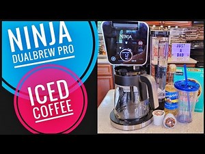 HOW TO MAKE ICED COFFEE Ninja CFP301 & CFP 300 DualBrew PRO 12 Cup Coffee Maker Single Serve K Cup