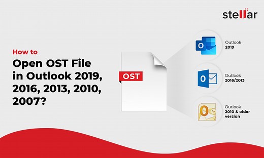 How to Open OST File in Outlook?