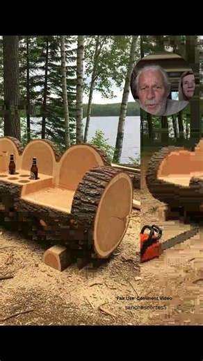 Tree Trunk Custom Seating Bench