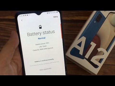 How to Check Battery Health on Samsung Galaxy A12