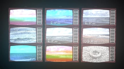 Old, Retro, Television, Tv