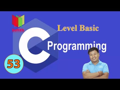 Declaring array in C Programming - រៀនសរសេរកូដ C Programming Language (V53)