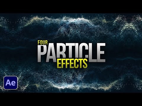 4 Great Particle Effects in After Effects | Motion Graphics Tutorial (No Plugins)