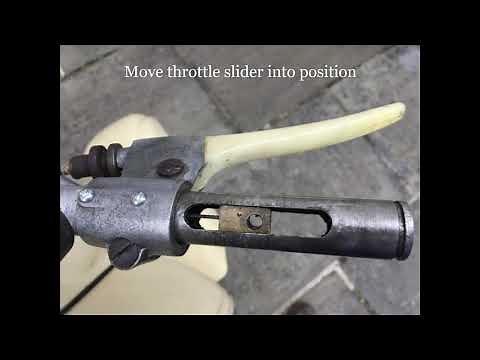 Lambretta LD Throttle Cable Install