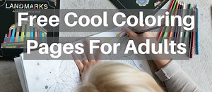 Free Cool Coloring Pages For Adults