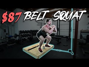 DIY Belt Squat Machine - Homemade Belt Squat