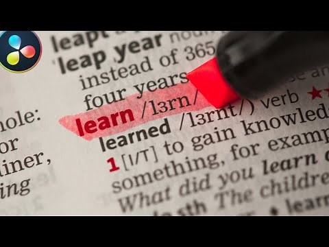 Simple HIGHLIGHTER Effect in the Edit Tab Davinci Resolve Tutorial