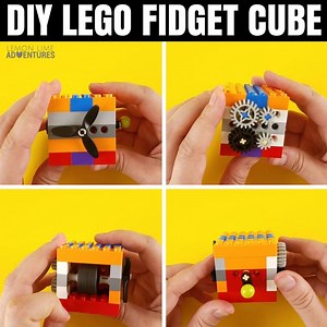 WOW!!!! Now this is perfect for fidgeters and tinkerers alike! MORE PICS & INSTRUCTIONS >> http://lemonlimeadventures.com/how-to-make-an-epic-diy-lego-fidget-cube/ | Calm the Chaos Parenting