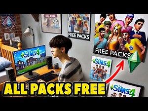 How to get ALL Sims 4 Packs / DLC for FREE in 2025! Free Sims 4 Expansion Packs (EASY)