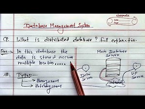 Distributed Database in DBMS | Learn Coding