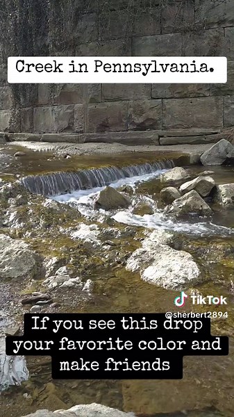 creek in PENNSYLVANIA. #pa #pennsylvania #fyp #tiktok