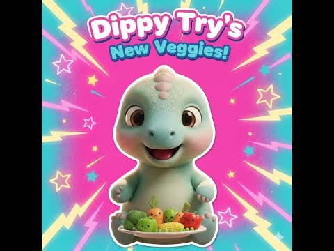 Baby Diplodocus Tries New Vegetables! 🦕🥦 | Fun Healthy Eating Story for Kids