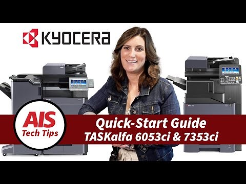 Kyocera TASKalfa 6053ci & 7353ci Quick Start Guide